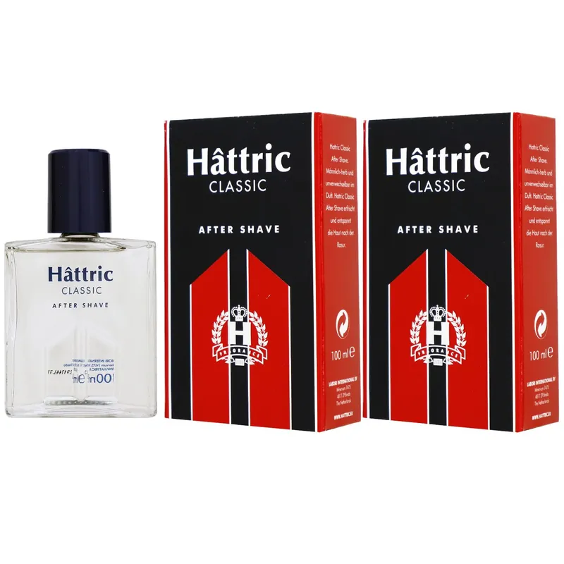 Hattric Classic After Shave 2 x 100 ml Rasierwasser Set Must-Have