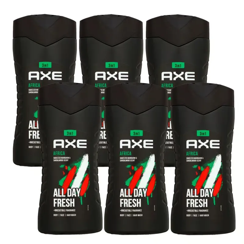 Axe Duschgel 6 x 250 ml Showergel verschiedene Sorten Meistverkauft