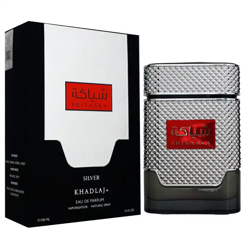 Solange Der Vorrat Reicht Khadlaj Shiyaaka Silver for Men 100 ml Eau de Parfum EDP Herrenparfum