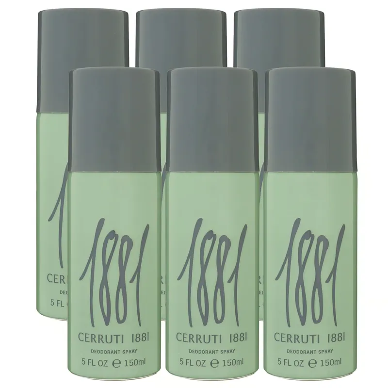 Cerruti 1881 pour Homme 6 x 150 ml Deospray Deodorant Spray Deo Spray Deodorant Set Jetzt Bestellen
