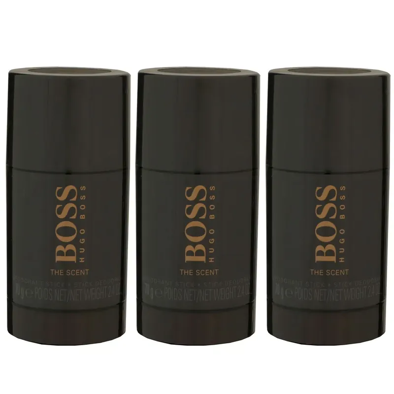 Hugo Boss Boss The Scent 3 x 75 ml Deo Deostick Deodorant Set Echt