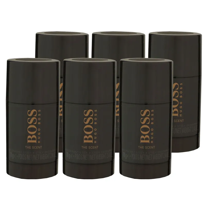 Echt Hugo Boss Boss The Scent 6 x 75 ml Deo Deostick Deodorant Set