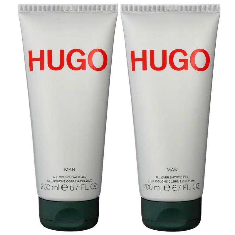 Preiswert Hugo Boss Hugo Man 2 x 200 ml All Over Shower Gel Duschgel Showergel Set