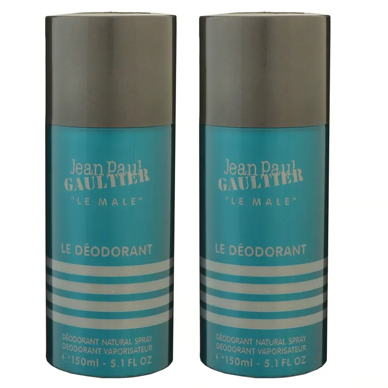 Neue Kollektion Jean Paul Gaultier Le Male 2 x 150 ml Deo Spray Deodorant Deospray