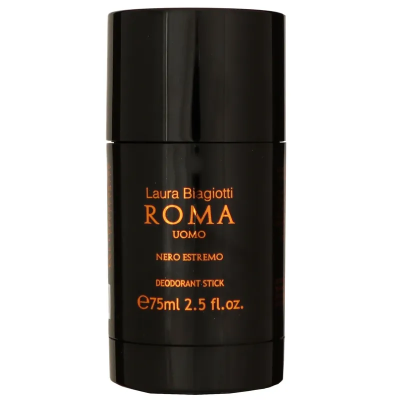 Laura Biagiotti Roma Uomo Nero Estremo 75 ml Deostick Deodorant Deo Stick Sale