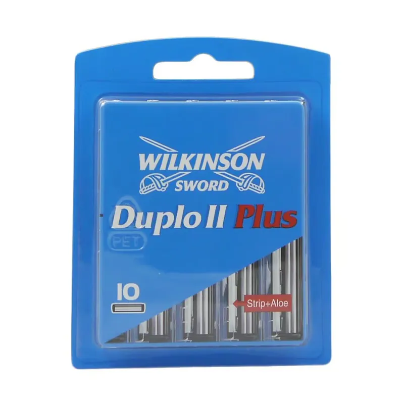 Ausverkauf Wilkinson Sword Duplo II Plus 10 Rasierklingen mit Aloe Vera
