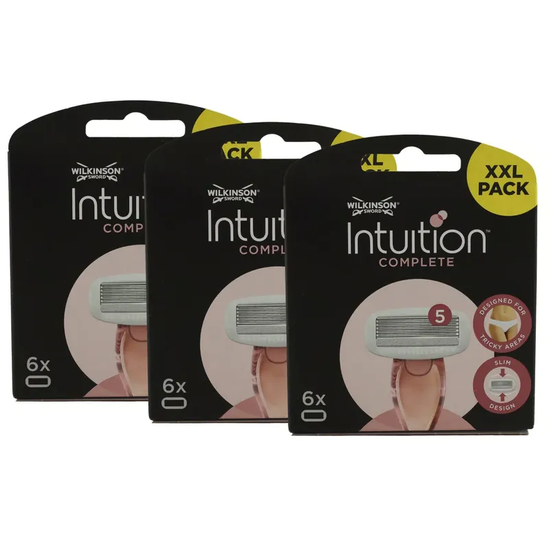 Must-Have Wilkinson Intuition Complete 3 x 6 Klingen Rasierklingen Damen Set