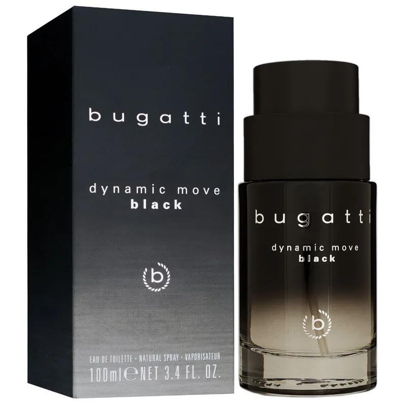 Bugatti Fashion Dynamic Move Black 100 ml Eau de Toilette EDT Herrenduft Schneller Versand