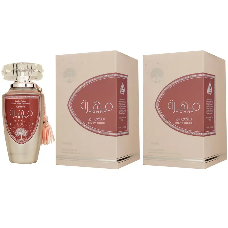 Lattafa Mohra Silky Rose 2 x 100 ml Eau de Parfum EDP Damenparfum Set Schneller Versand
