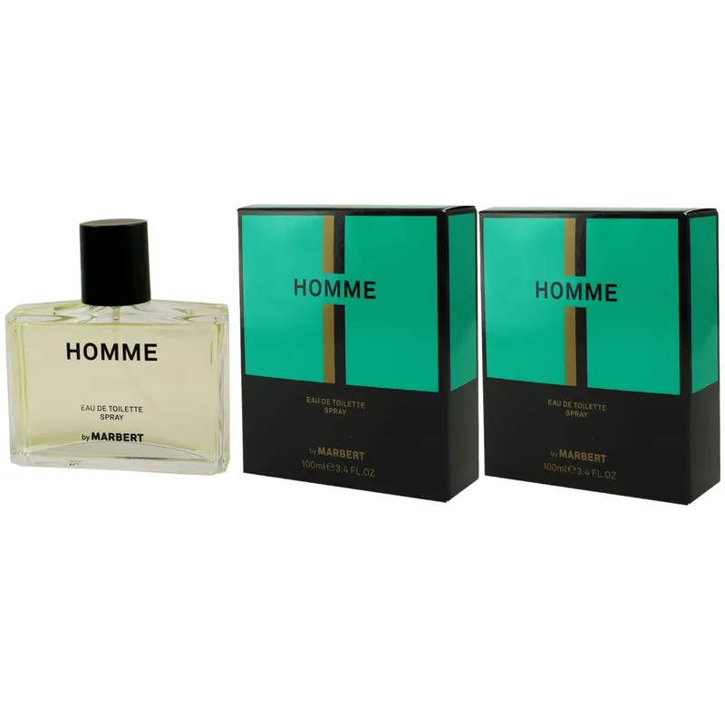 Marbert Homme 2 x 100 ml Eau de Toilette EDT Set Herrenparfum Herrenduft Herren Duft Billig