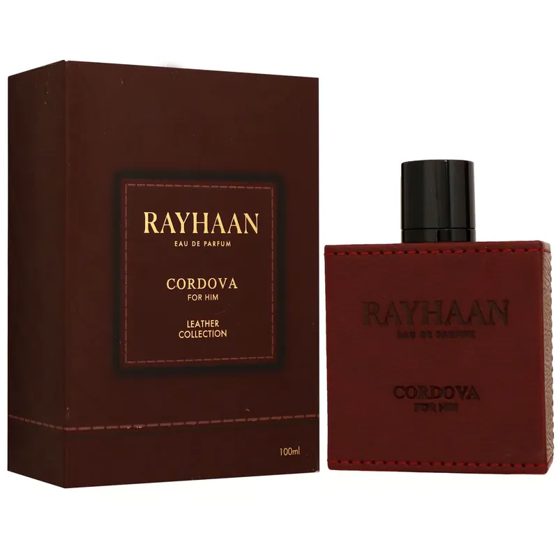 Rayhaan Leather Collection Cordova 100 ml Eau de Parfum EDP Herrenparfum Super-Preis