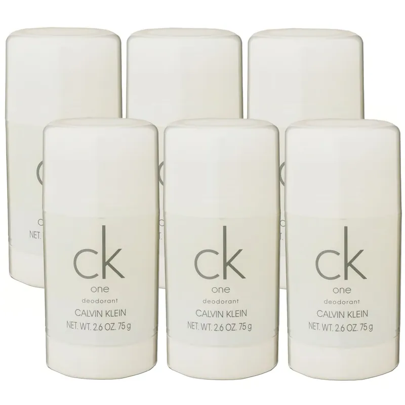 Knallerangebot Calvin Klein CK One 6 x 75 ml Deostick Deodorant Stick Deo Stick Deodorant Set