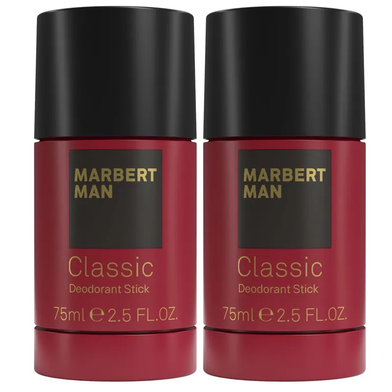 Marbert Man Classic 2 x 75 ml Deostick Deodorant Stick Deo Stick Deodorant Set Direkt Vom Hersteller