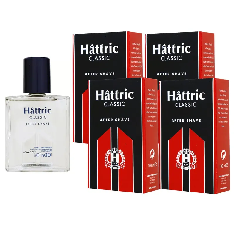 Hattric Classic After Shave 4 x 100 ml Rasierwasser Set Top-Seller