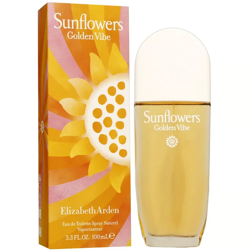 Elizabeth Arden Sunflowers Golden Vibe 100 ml Eau de Toilette EDT Versand Am Gleichen Tag