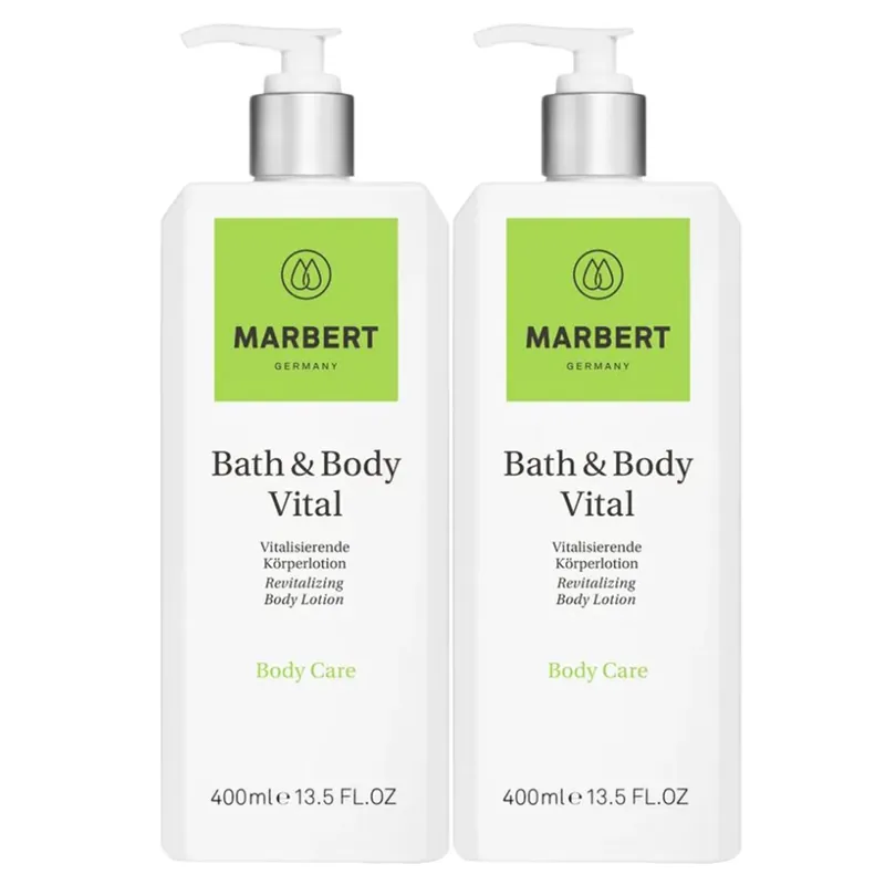 Sichere Zahlung Marbert Bath & Body Vital 2 x 400 ml Bodylotion Body Lotion Körperlotion Set