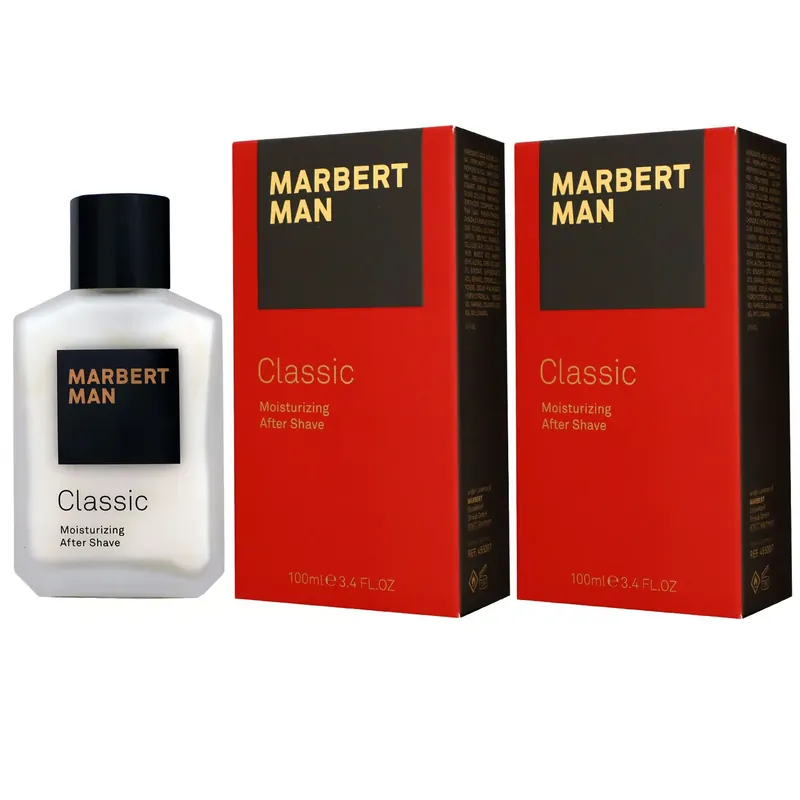 Marbert Man Classic 2 x 100 ml Moisturizing Aftershave After Shave Set Top-Preis