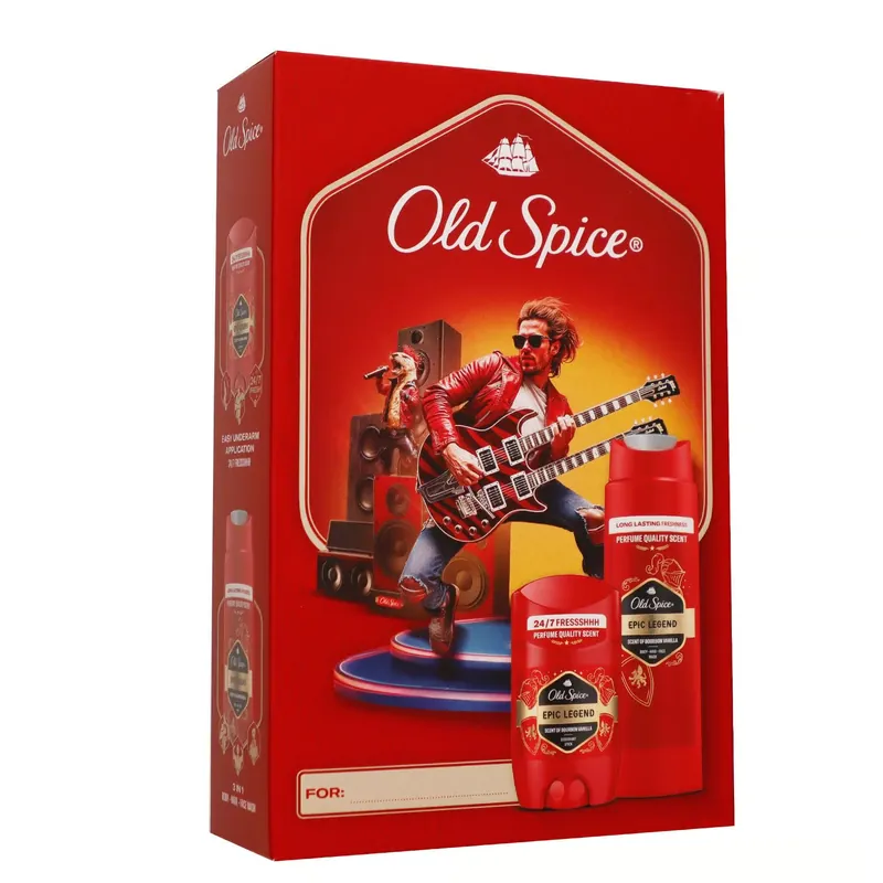 Wochenendangebot Old Spice Epic Legend Set 50 ml Deostick & 250 ml Duschgel 250 ml