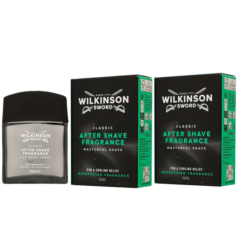 Wilkinson After Shave Classic 2 x 100 ml Pflege für den Mann After Shave Rasierwasser Set Neu