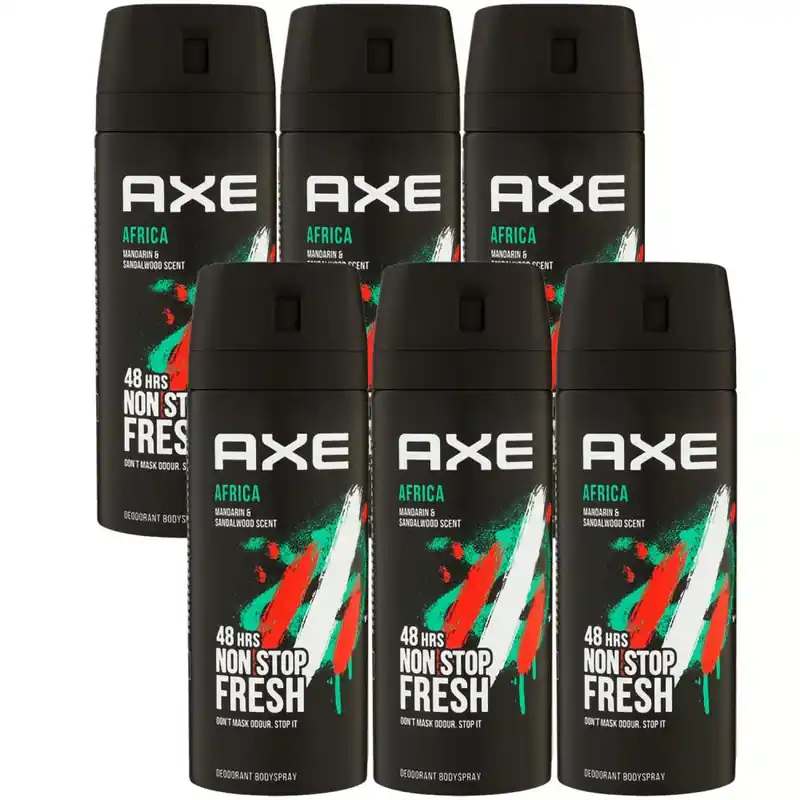 Axe Deo 6 x 150 ml diverse Sorten Deodorant Deospray - verschiedene Sorten Neue Kollektion