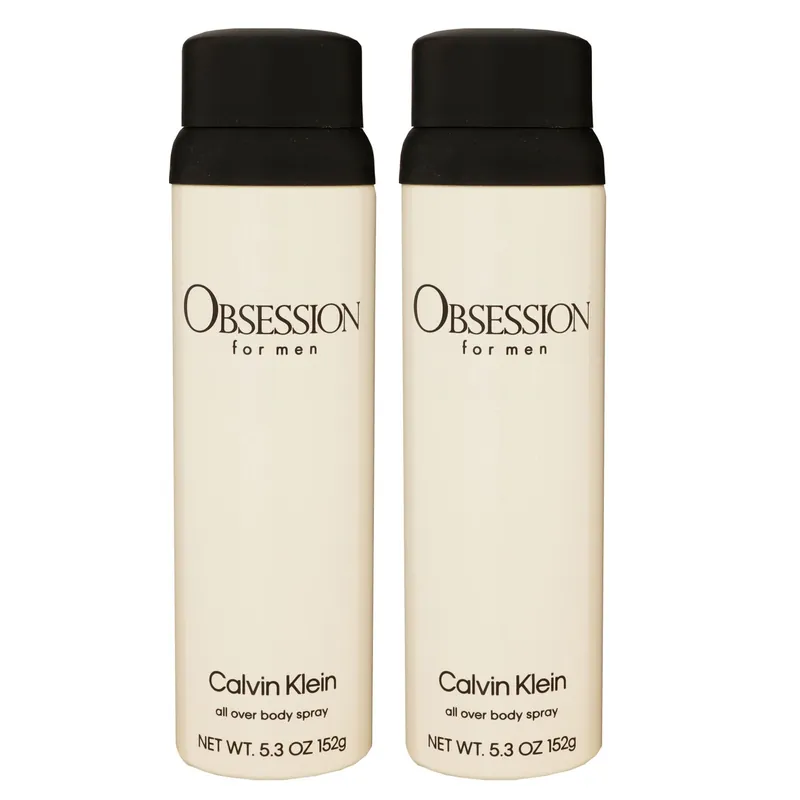 Jetzt Kaufen Calvin Klein Obsession for Men 2 x 150 ml All Over Body Spray Set