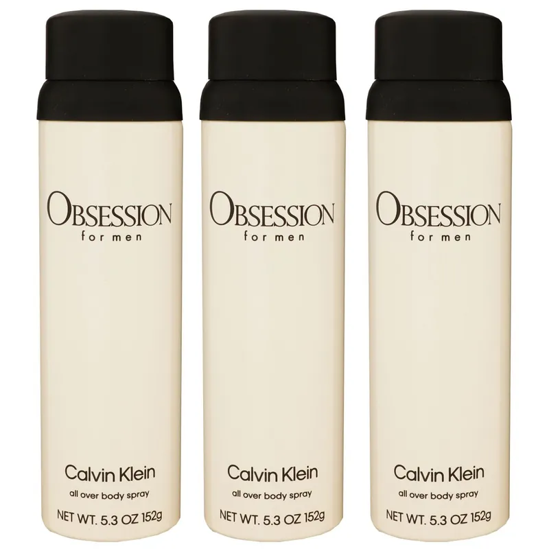 Neuheit Calvin Klein Obsession for Men 3 x 150 ml All Over Body Spray Set