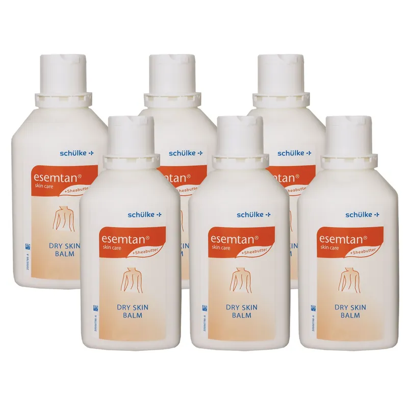 Jetzt Bestellen Schülke esemtan dry skin balm 6 x 500 ml Körperpflege Balsam farbstofffreier Set