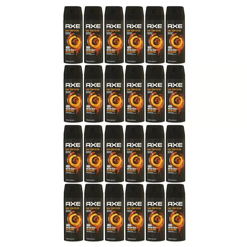 Neue Kollektion Axe Dark Temptation 24 x 150 ml Deodorant Deospray Deodorant Spray Deo Spray Set
