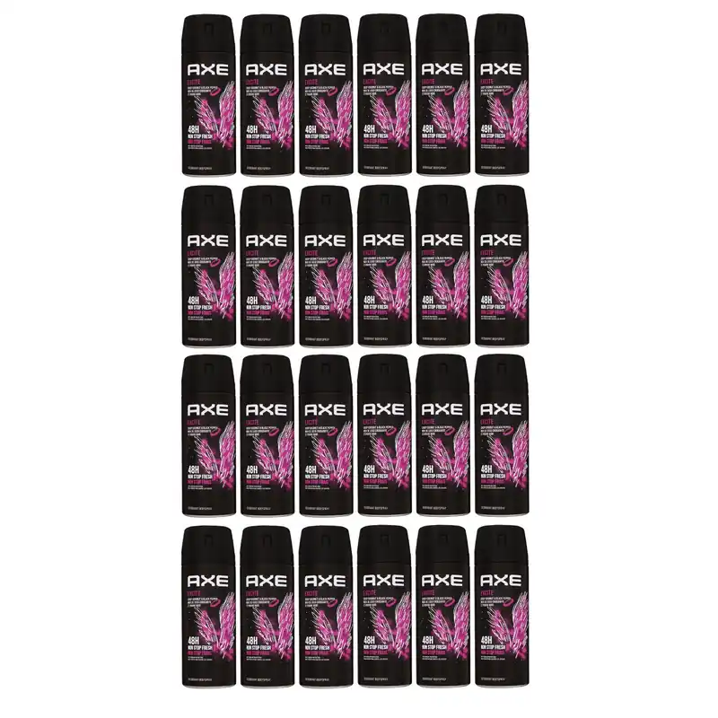 Preisreduziert Axe Excite 24 x 150 ml Deodorant Deospray Deo Spray Set Neues Design