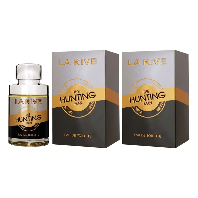 Echt La Rive The Hunting Man 2 x 75 ml Eau de Toilette EDT Set Herrenparfum Herrenduft