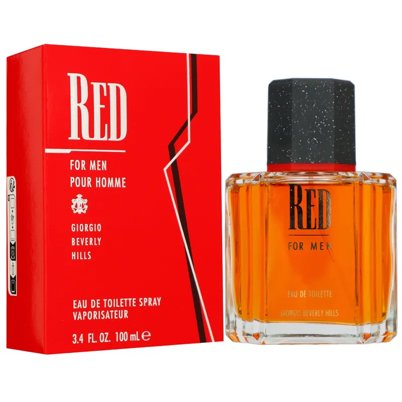 Giorgio Beverly Hills Red for Men Man 100 ml Eau de Toilette EDT Sonderangebot
