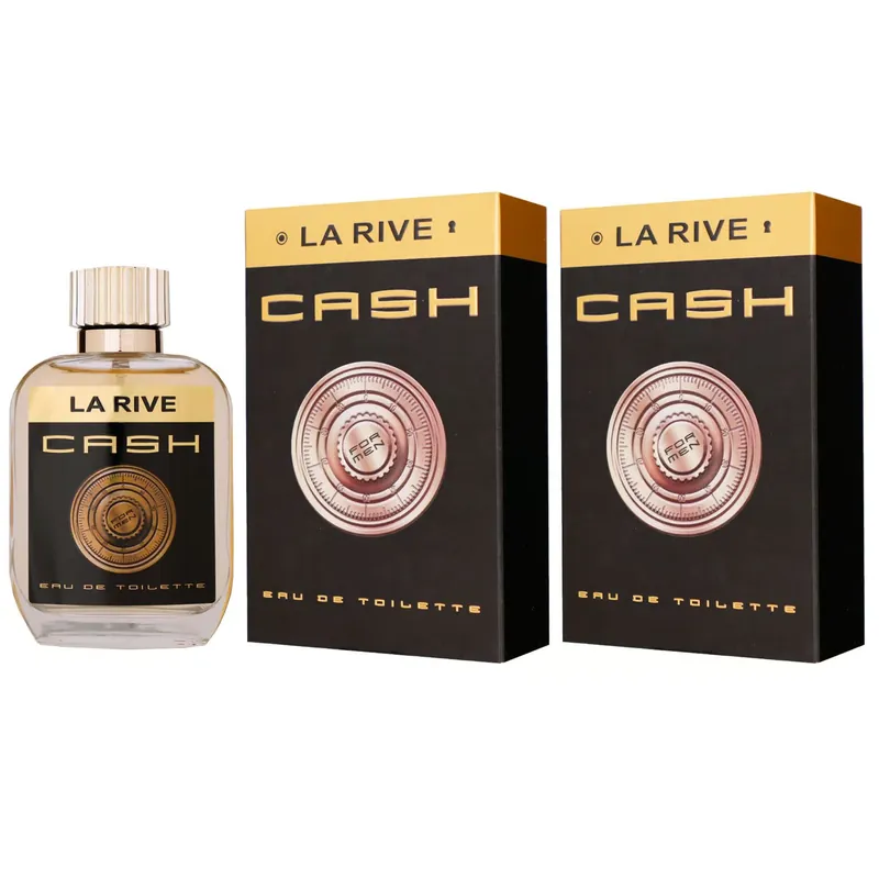 La Rive Cash for Men 2 x 100 ml Eau de Toilette EDT Set Günstig
