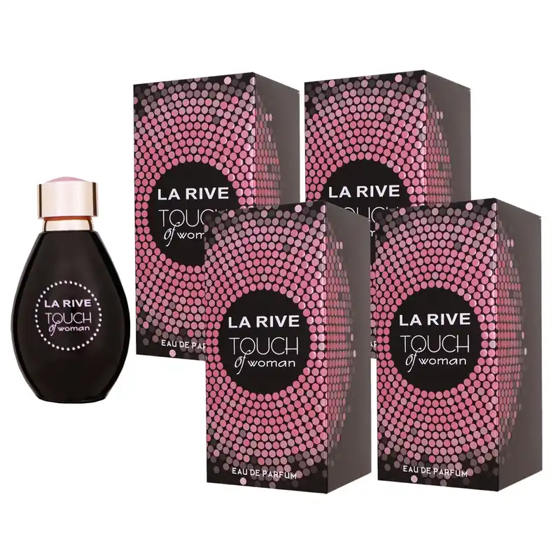 Expressversand La Rive Touch of Woman 4 x 90 ml Eau de Parfum EDP Set Damenparfum