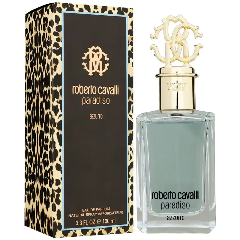 Roberto Cavalli Paradiso Azzurro 100 ml Eau de Parfum EDP Damenparfum Solange Der Vorrat Reicht