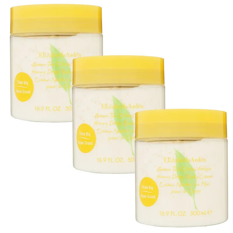 Jetzt Bestellen Elizabeth Arden Green Tea Citron Freesia Honey Drops 3 x 500 ml Body Cream Körpercreme Set