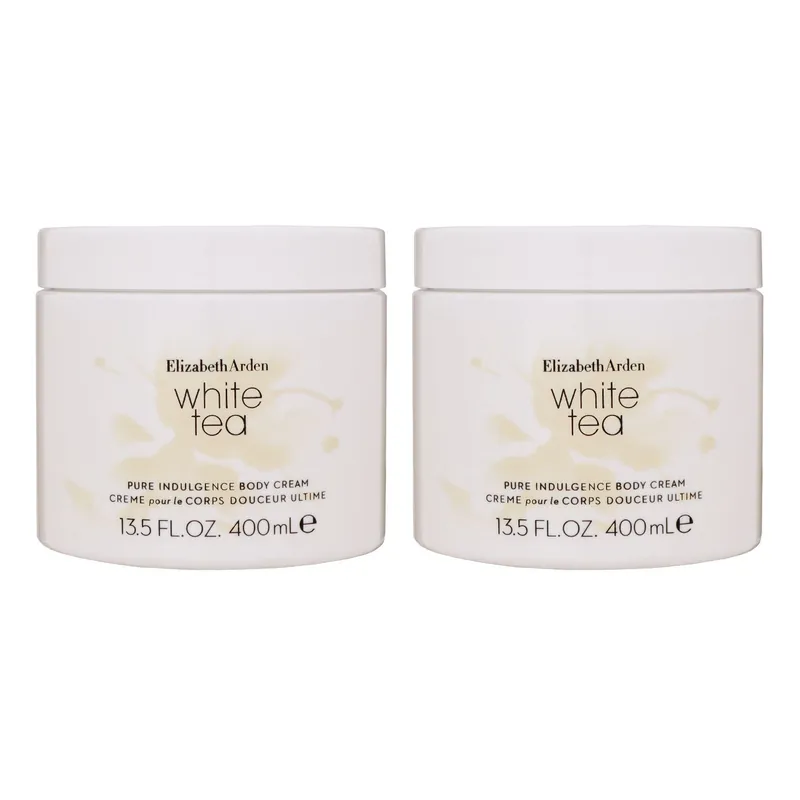 Letzte Chance Elizabeth Arden White Tea 2 x 400 ml Bodylotion Body Cream Körpercreme Creme Set
