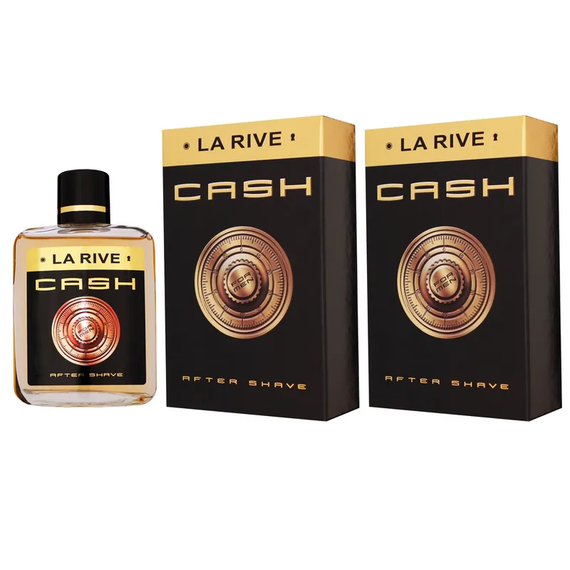 La Rive Cash for Men 2 x 100 ml Aftershave After Shave Set Herren Top-Angebot