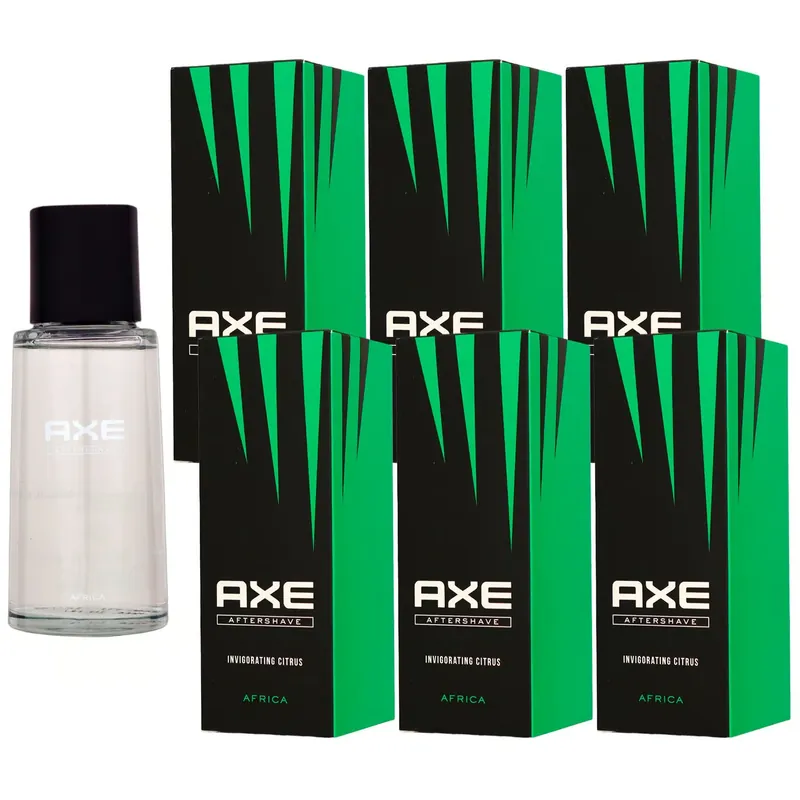 Axe Africa 6 x 100 ml After Shave Rasur Pflege Set Solange Der Vorrat Reicht