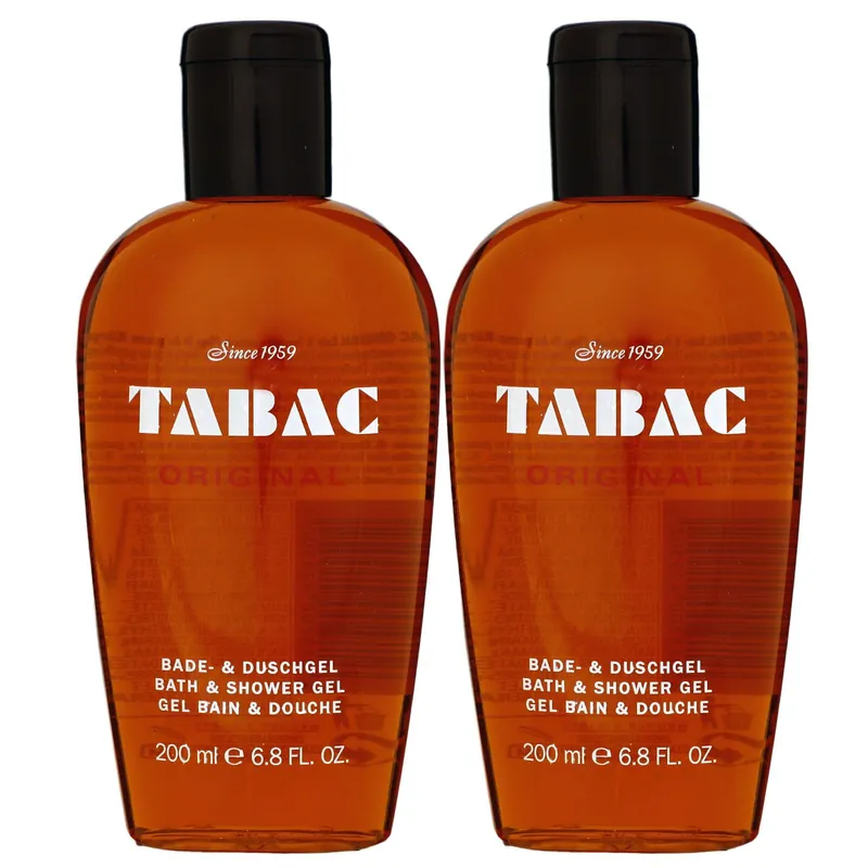 Rabatt Tabac Original 2 x 200 ml Bade & Duschgel Bath & Showergel Set