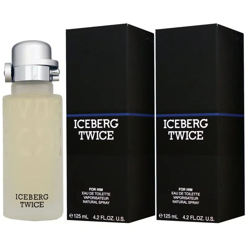Iceberg Twice For Him Pour Homme 2 x 125 ml Eau de Toilette EDT Set Meistverkauft
