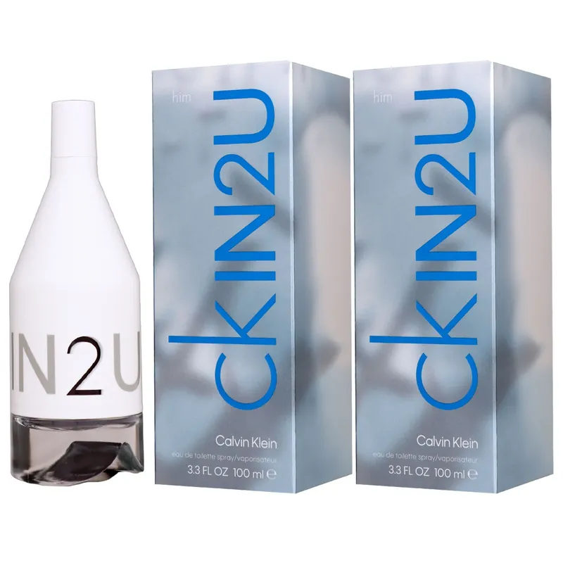 Angebot Calvin Klein CK in2u him 2 x 100 ml Eau de Toilette EDT Set Herrenduft Herren Duft