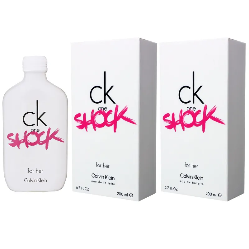 Top-Angebot Calvin Klein CK One Shock for Her 2 x 200 ml Eau de Toilette EDT Set