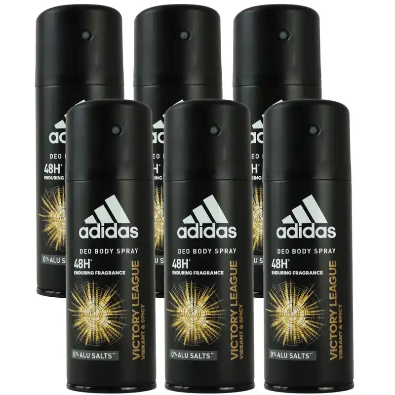 Heißes Angebot Adidas Deospray 6 x 150 ml Deodorant Deo Spray - verschiedene Sorten