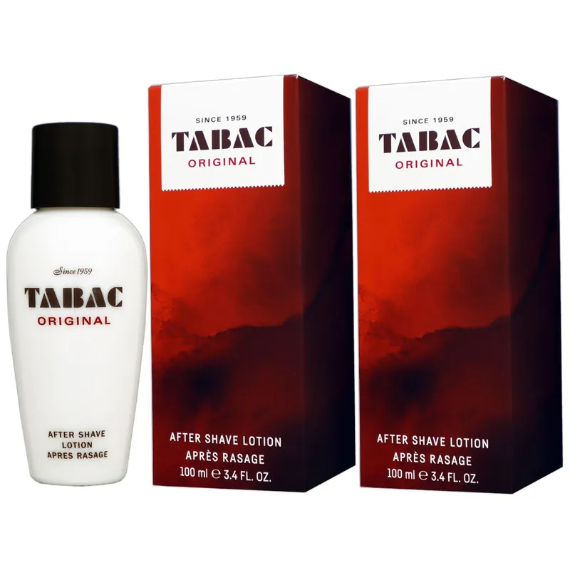Versand Am Gleichen Tag Tabac Original 2 x 100 ml Aftershave After Shave Set Herren