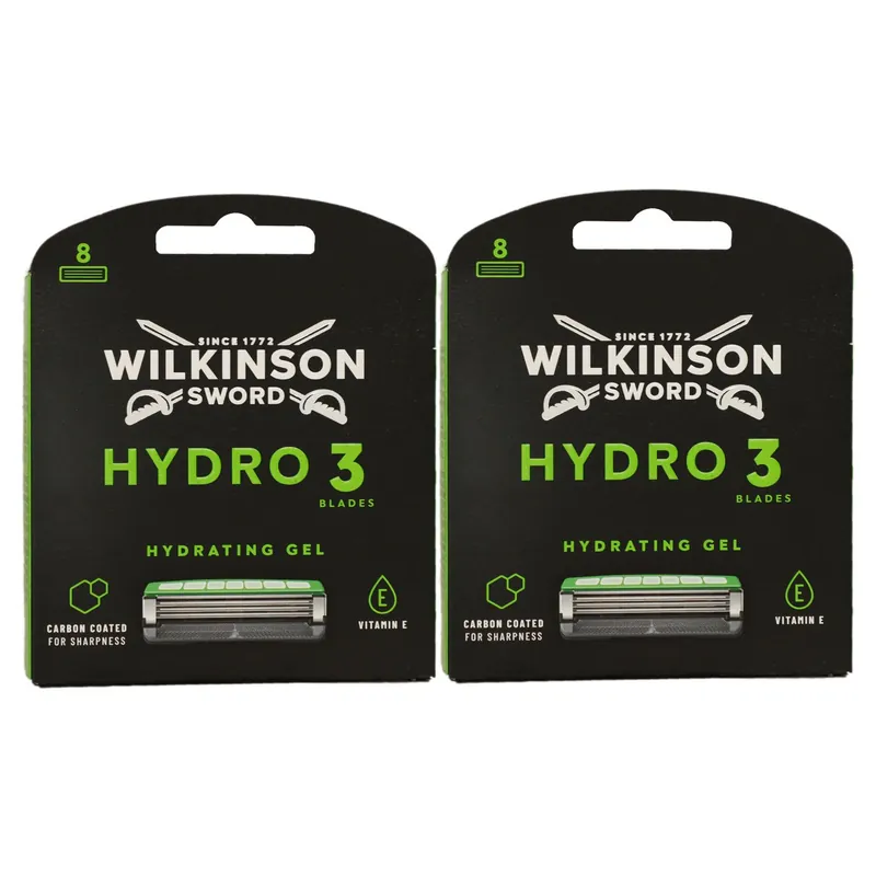 Neu Im Sortiment Wilkinson Sword Hydro 3 Skin Protection 2 x 8 Rasierklingen Hydsrating Gel Set