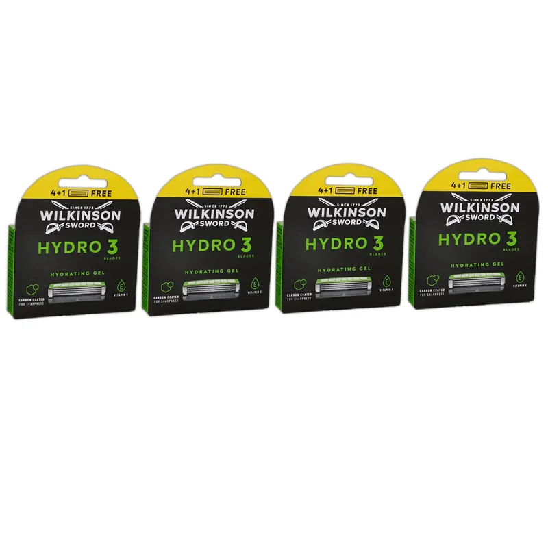 Wilkinson Sword Hydro 3 Skin Protection 4 x 4 + 1 Rasierklingen Aloe Vera Set Bestseller