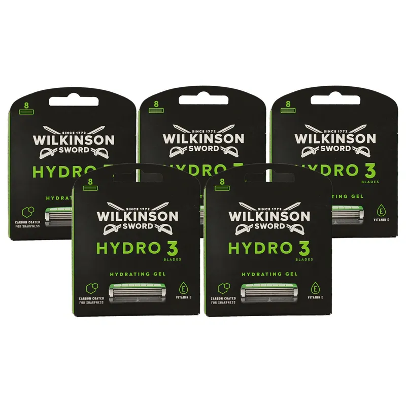 Wilkinson Sword Hydro 3 Skin Protection 5 x 8 Rasierklingen Hydsrating Gel Set Top-Angebot