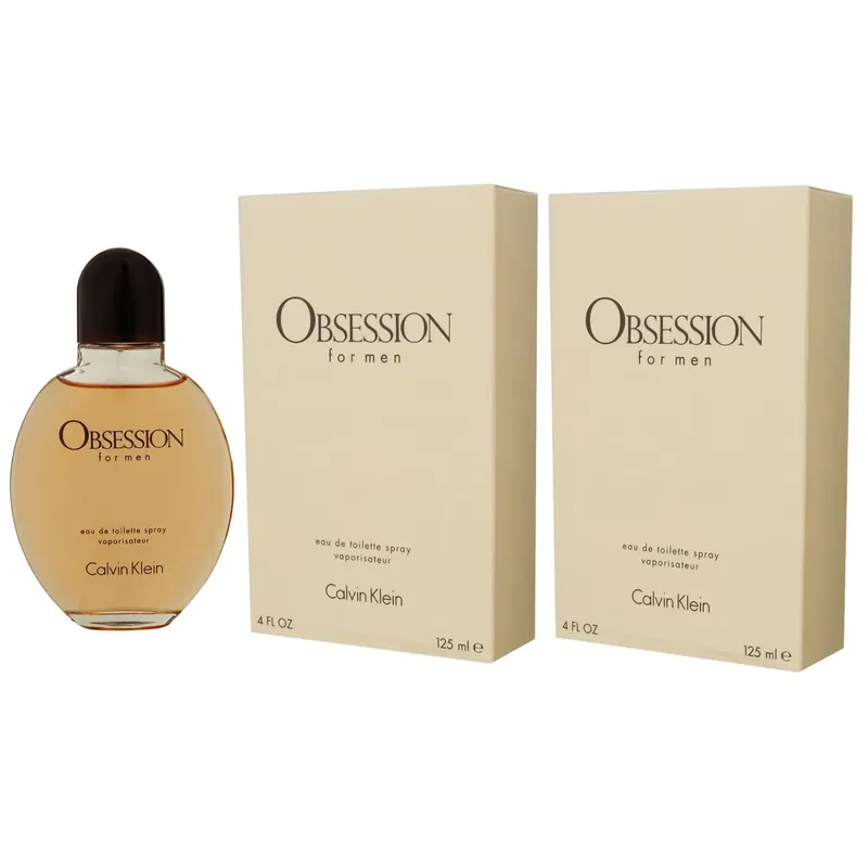 Calvin Klein Obsession for Men Man 2 x 125 ml Eau de Toilette EDT Set Echt