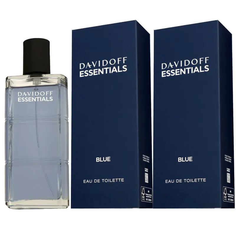 Davidoff Essentials 2 x 110 ml Eau de Toilette EDT Herrenduft Set Nur Für Kurze Zeit