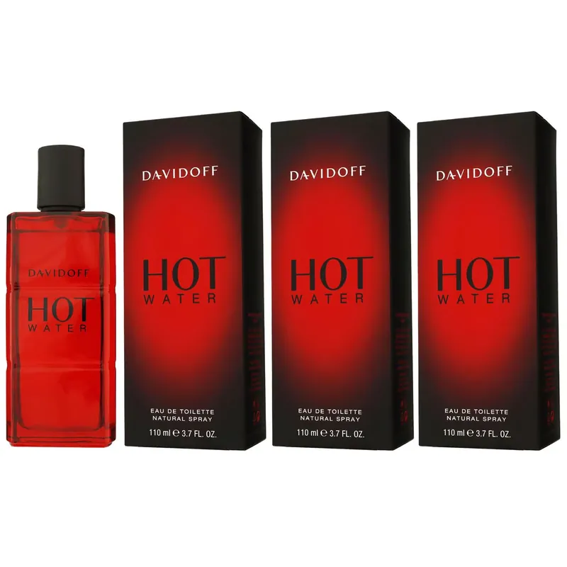 Preis Gesenkt Davidoff Hot Water 3 x 110 ml Eau de Toilette EDT Set Herrenduft